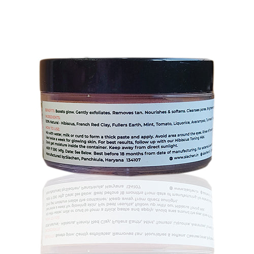 Hibiscus Glow Face Pack with Tea Tree Oil